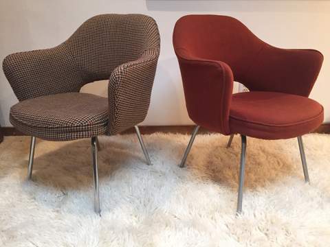 mid century executive armchair by Saarinen for Knoll