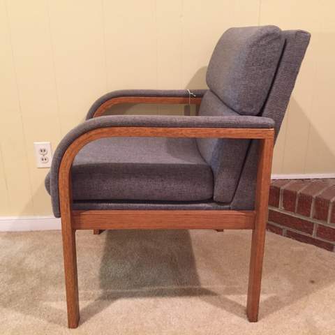 vintage bent wood armchair