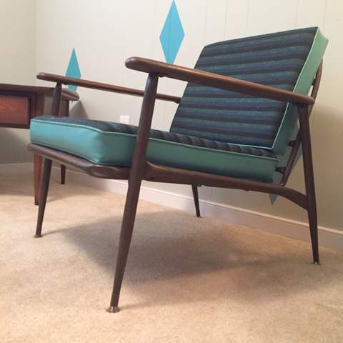 viko baumritter lounge chair mid century modern vintage furniture