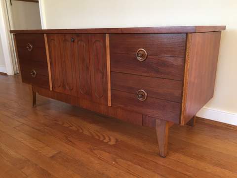 vintage mid-century modern lane cedar chest 1962