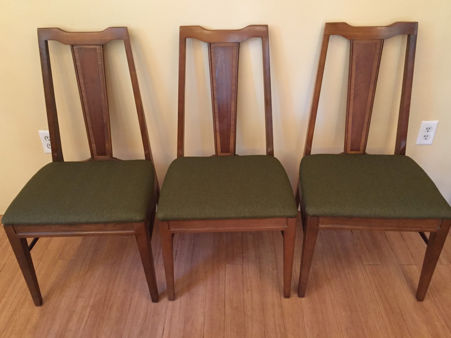 mid century modern walnut dining chairs Basic Witz