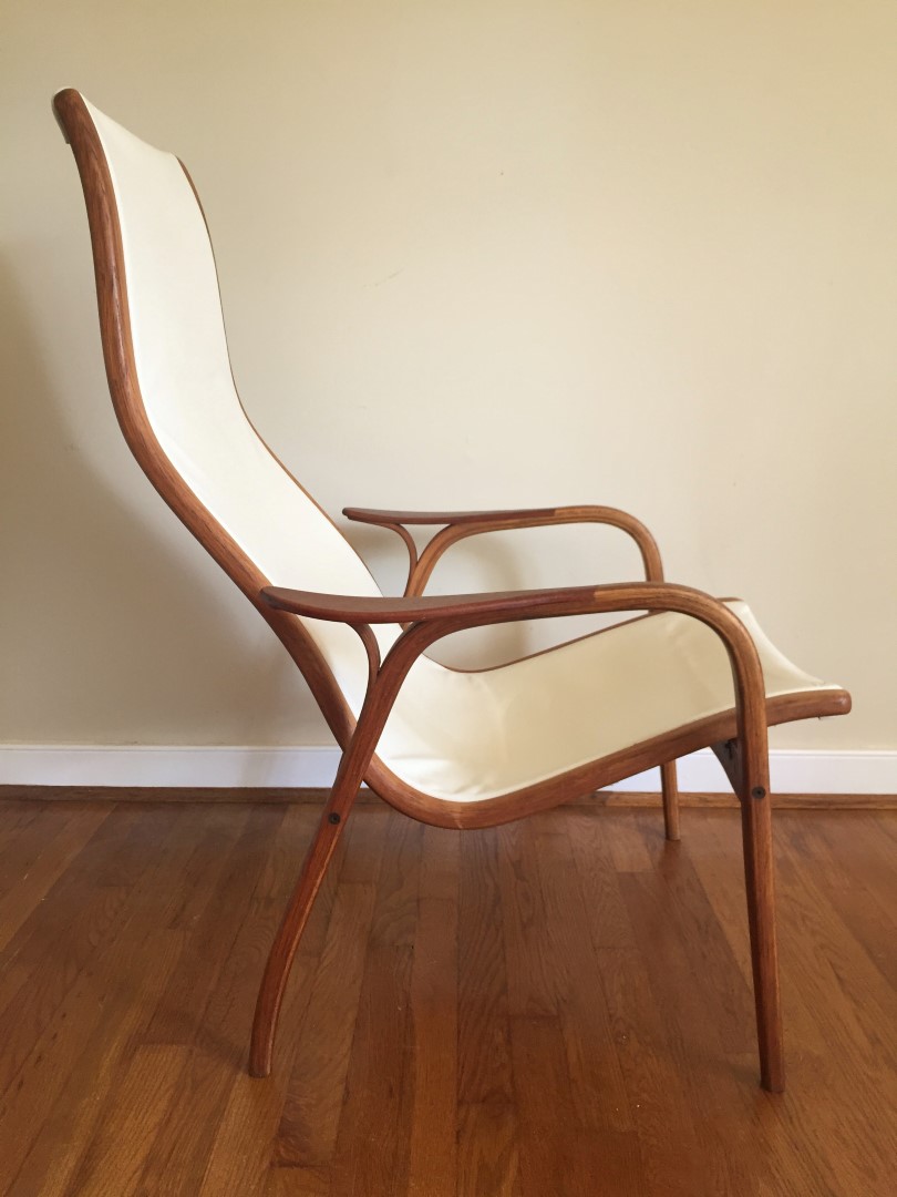 Lamino Chair and ottoman by Yngve Ekström for Swedese