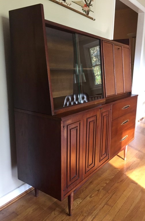 Vintage Bar Credenza from Broyhill's Sculptra Line