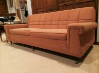 vintage mid mod sofa kroehler