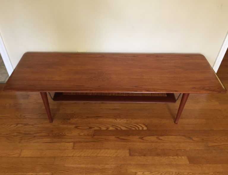 Mid Century Modern Teak Coffee Table by John Stuart EPOCH
