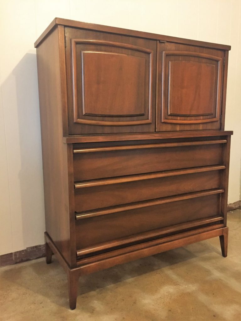 Mid Century Modern Walnut Gentleman's Chest EPOCH