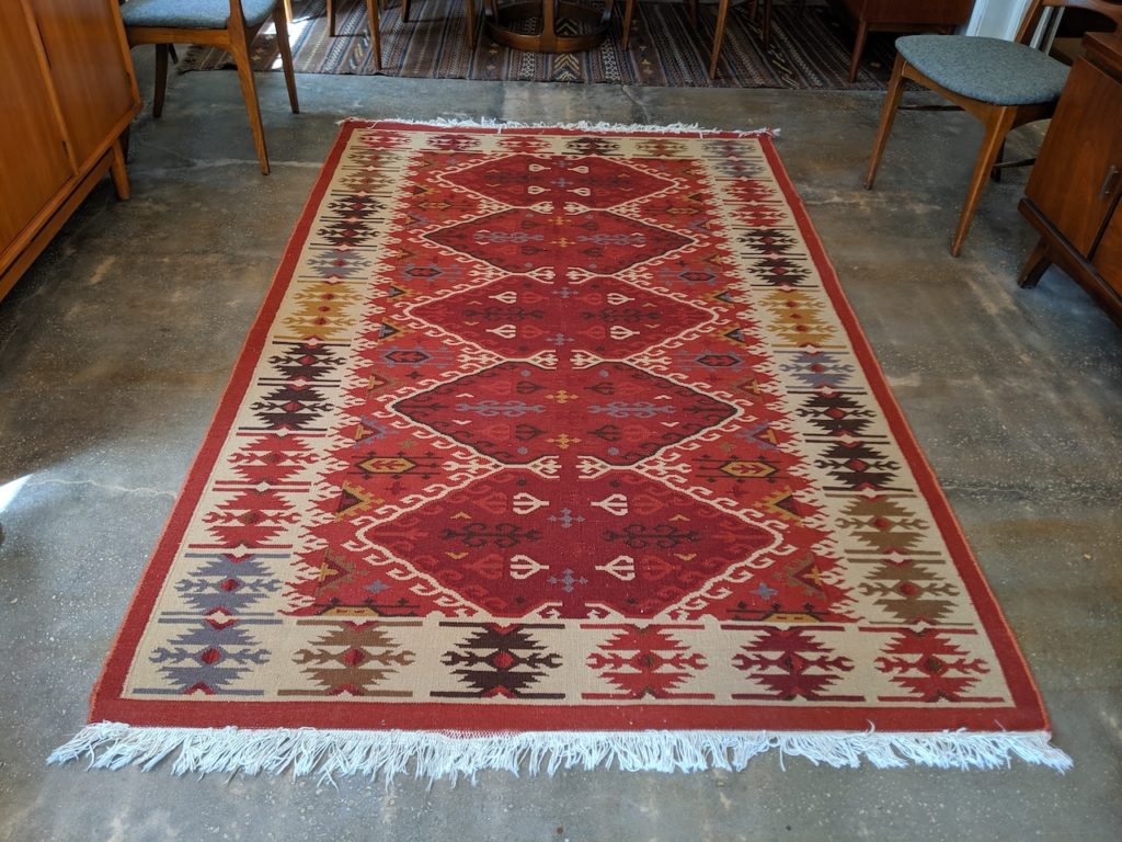 Hand Knotted Kilim Flat Weave Rug EPOCH