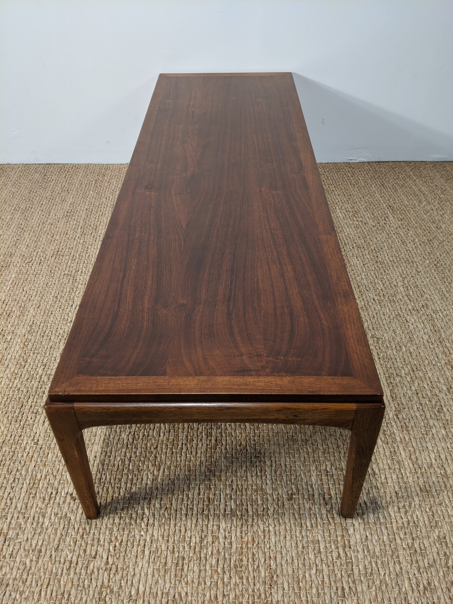 Vintage Mid Century Modern Walnut Coffee Table, Rhythm Collection by Lane - Image 8