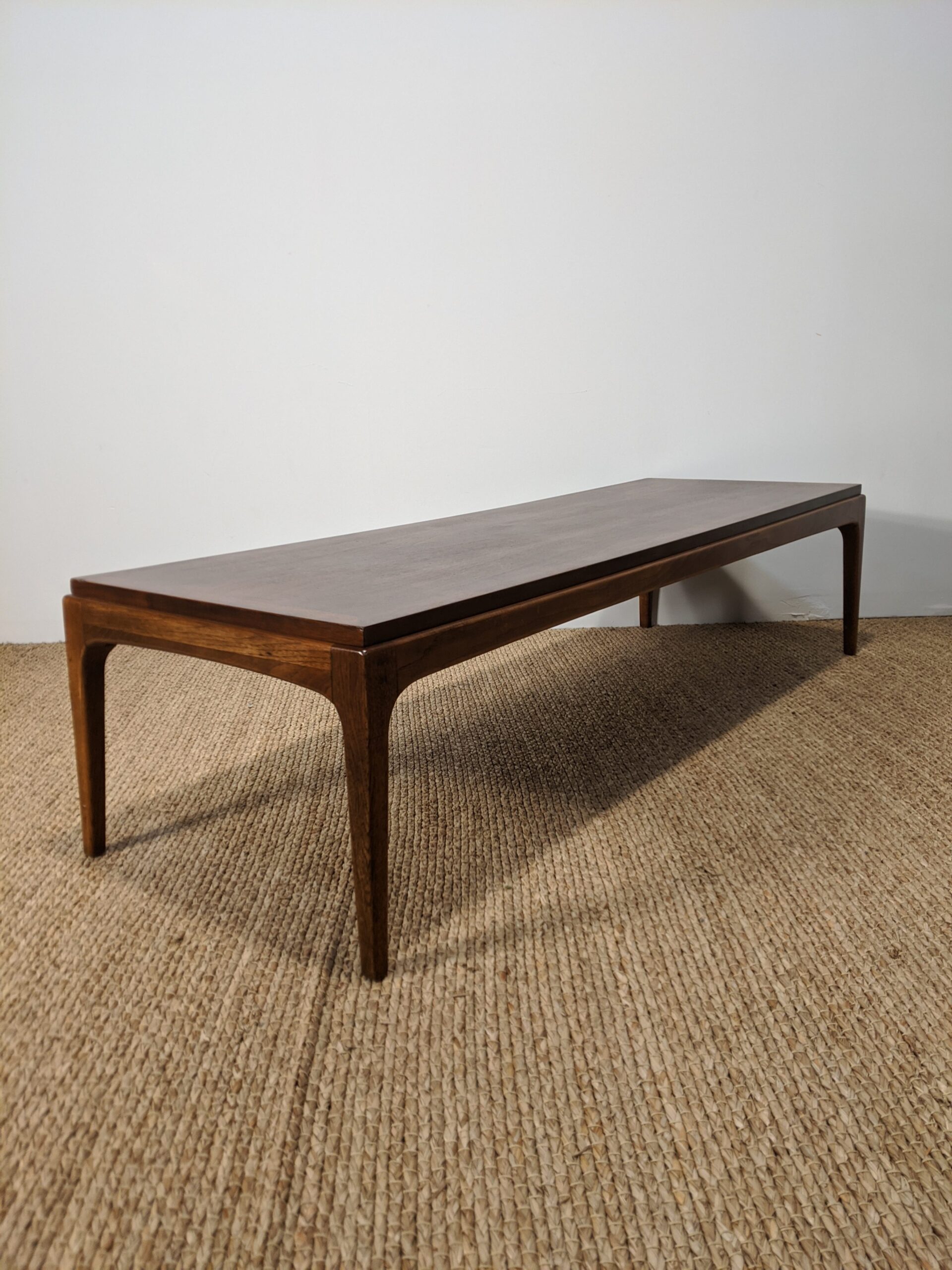 Vintage Mid Century Modern Walnut Coffee Table, Rhythm Collection by Lane - Image 2