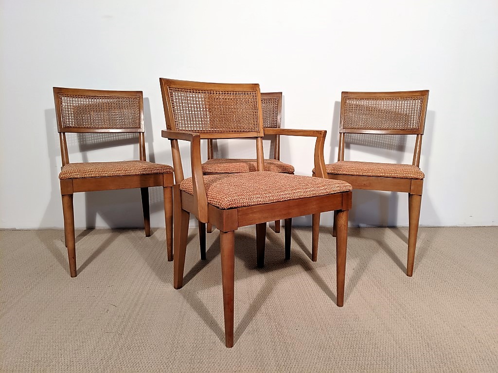 Mid Century Modern Dining Room Chairs Woven