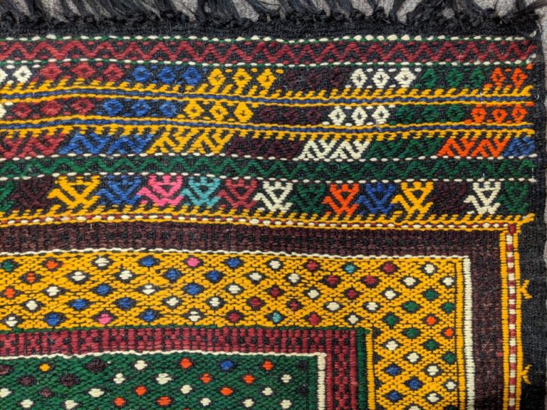 Vintage Horsehair Throw Rug EPOCH