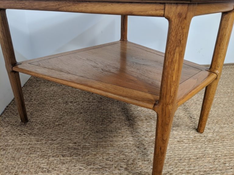 Mid Century Modern Wedge Table, Sophisticate by Tomlinson EPOCH