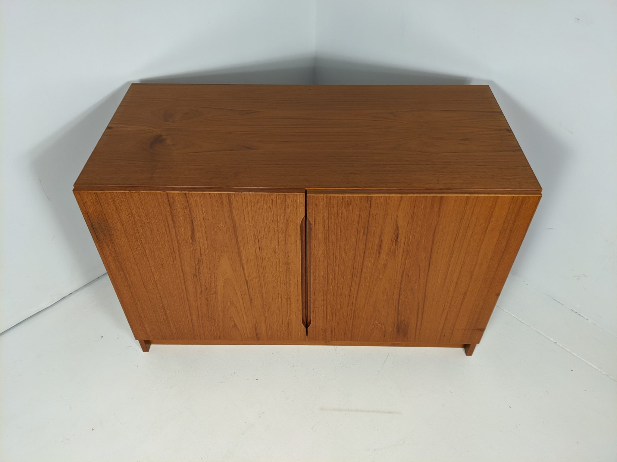 Mid Century Danish Modern Teak Record Storage Pair EPOCH