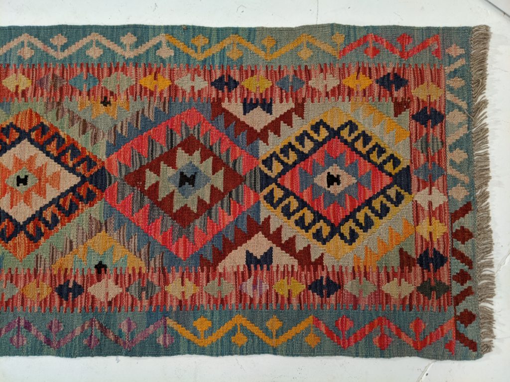 Hand Knotted Persian Kilim Runner Rug EPOCH