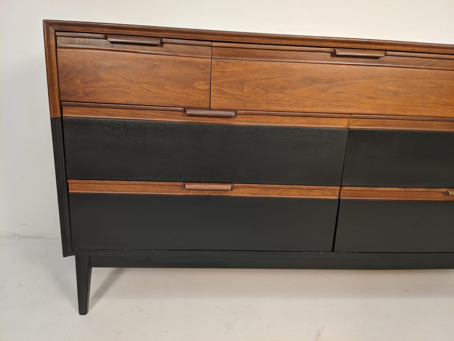 Modernized MCM Lowboy Dresser by American of Martinsville EPOCH