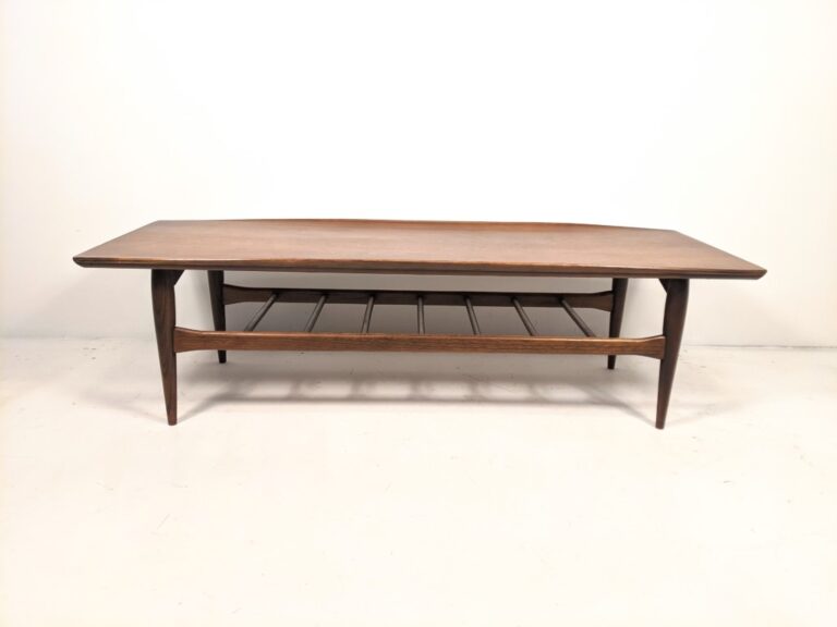 Mid Century Modern Surfboard Coffee Table, Artisan Collection by