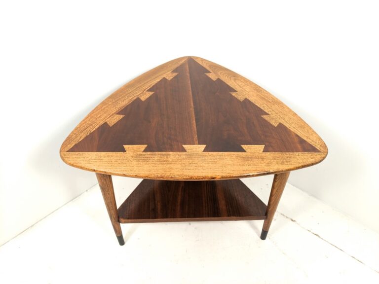 C. 1963 Mid Century Modern Guitar Pick Side Table, Acclaim Collection