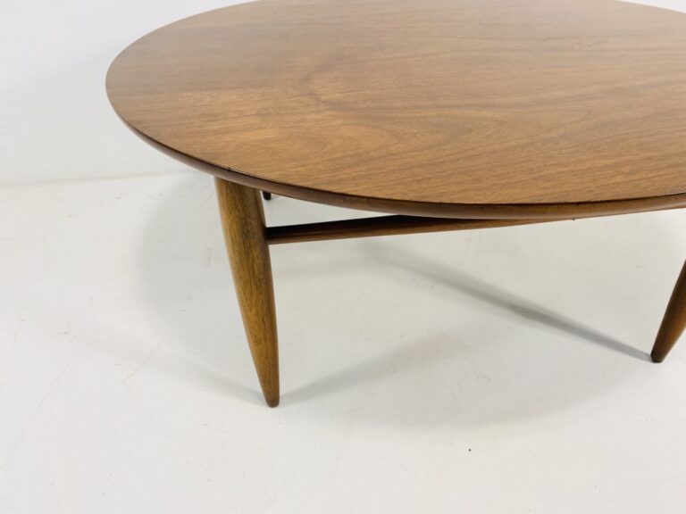 Mid Century Modern Circular Coffee Table by Mersman Furniture - EPOCH