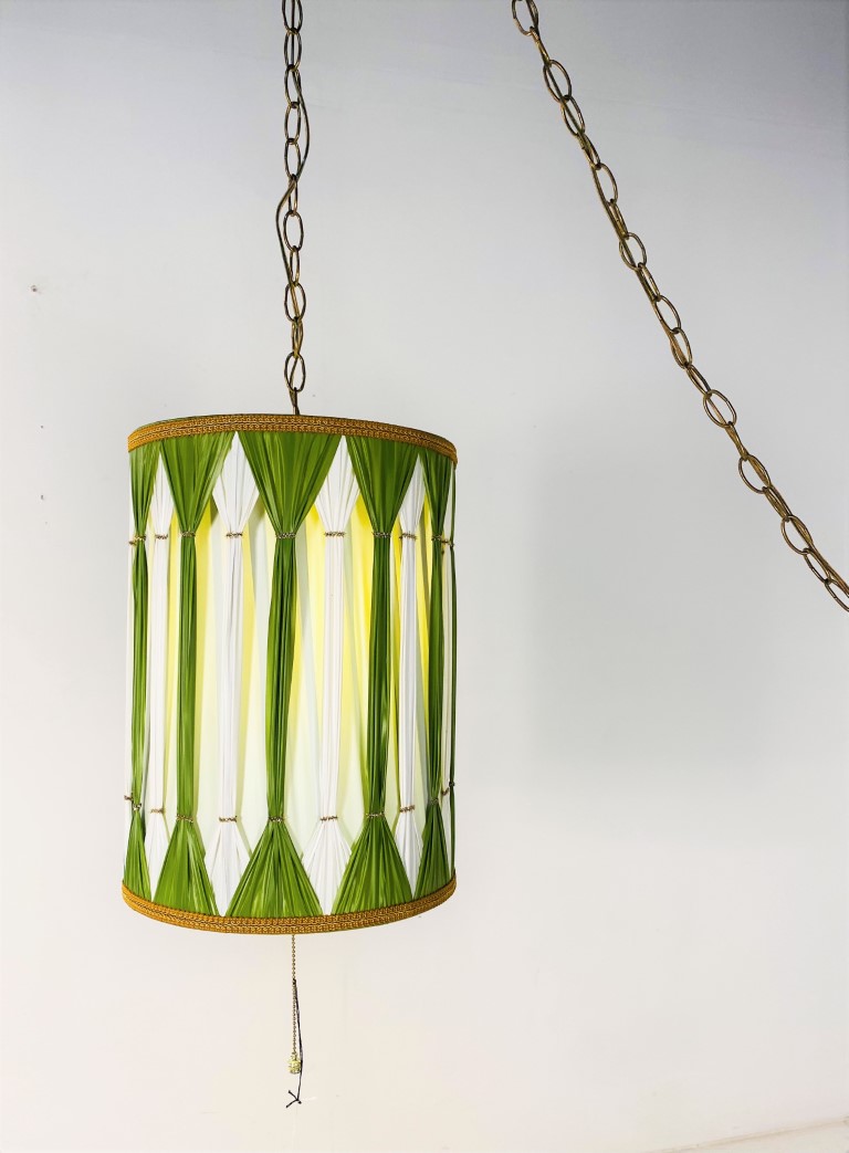 Mid Century Modern Elegant Swag Lamp, How To Swag A Lamp