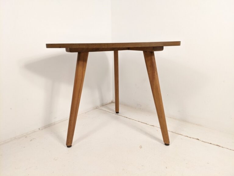 Vintage MCM Triangular "Guitar Pick" End Table by Imperial Contemporary