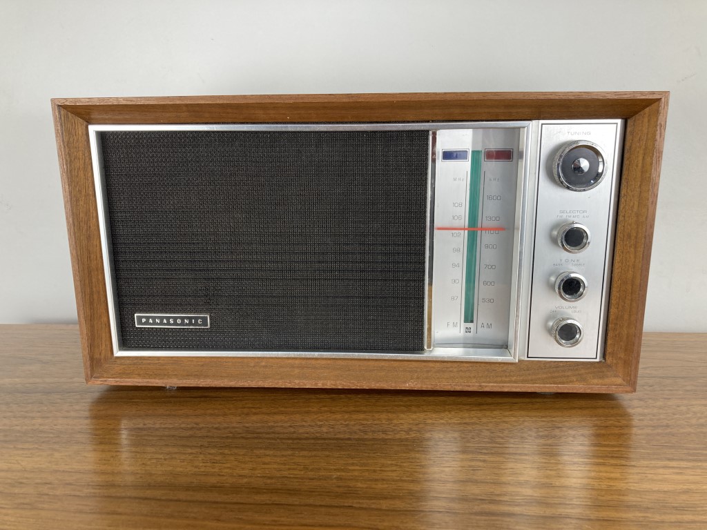 Vintage Walnut Radio by Panasonic