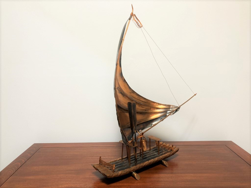 Bronze Sailboat Sculpture - EPOCH