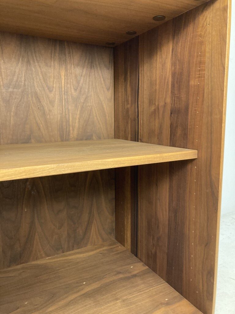 Hand Crafted Walnut Bookcase or Record Album Storage Cabinet - Image 2