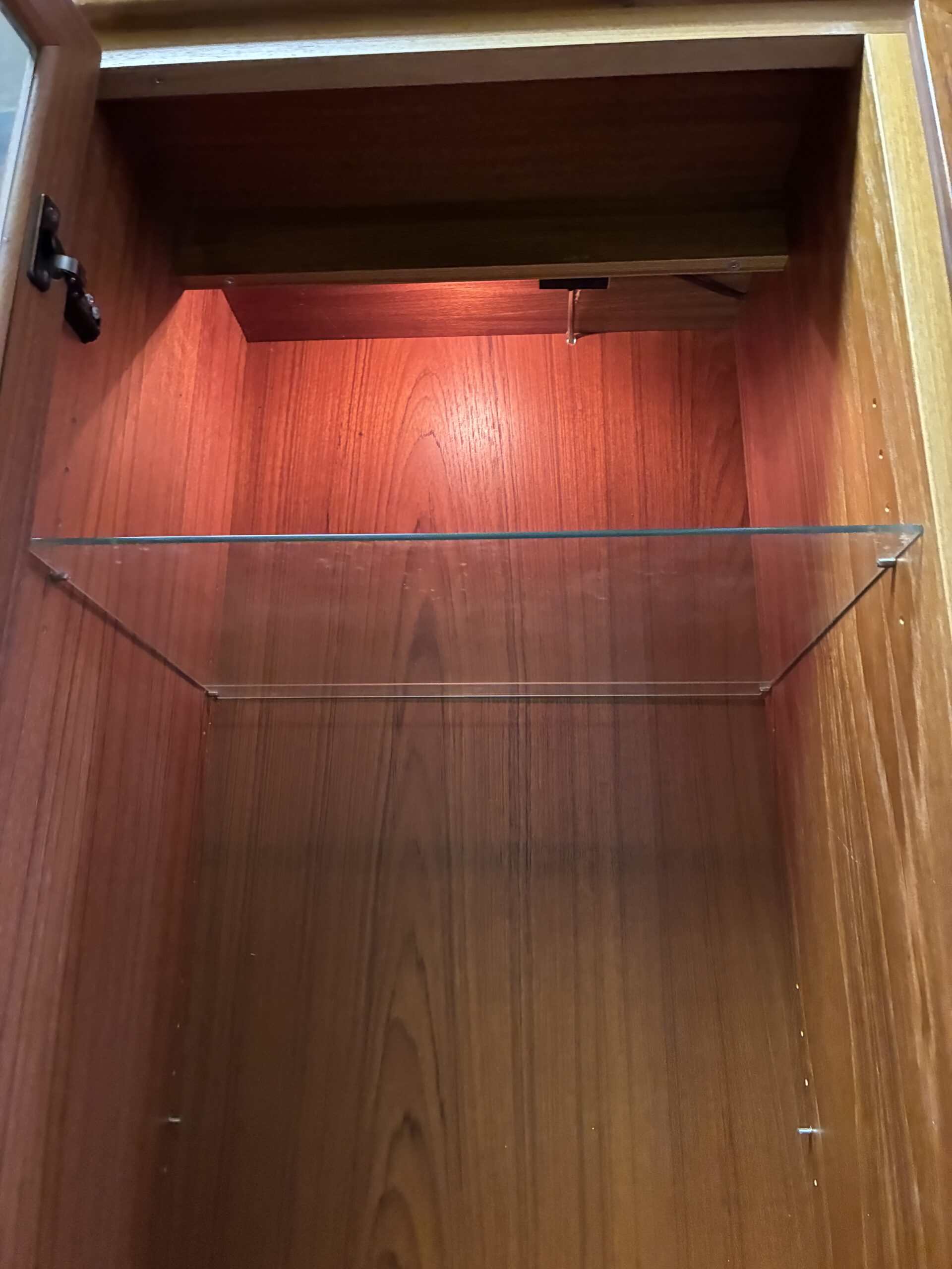 Illuminating Danish Modern Teak Display China Cabinet by Ramus - Image 11