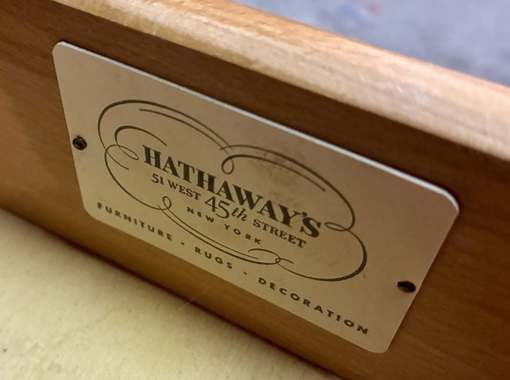 Solid Cherry Tiered End Tables w/ Drawer by Willet for Hathaways, NYC - Image 14
