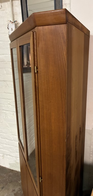Illuminating Danish Modern Teak Corner Cabinet by Scovby - Image 8