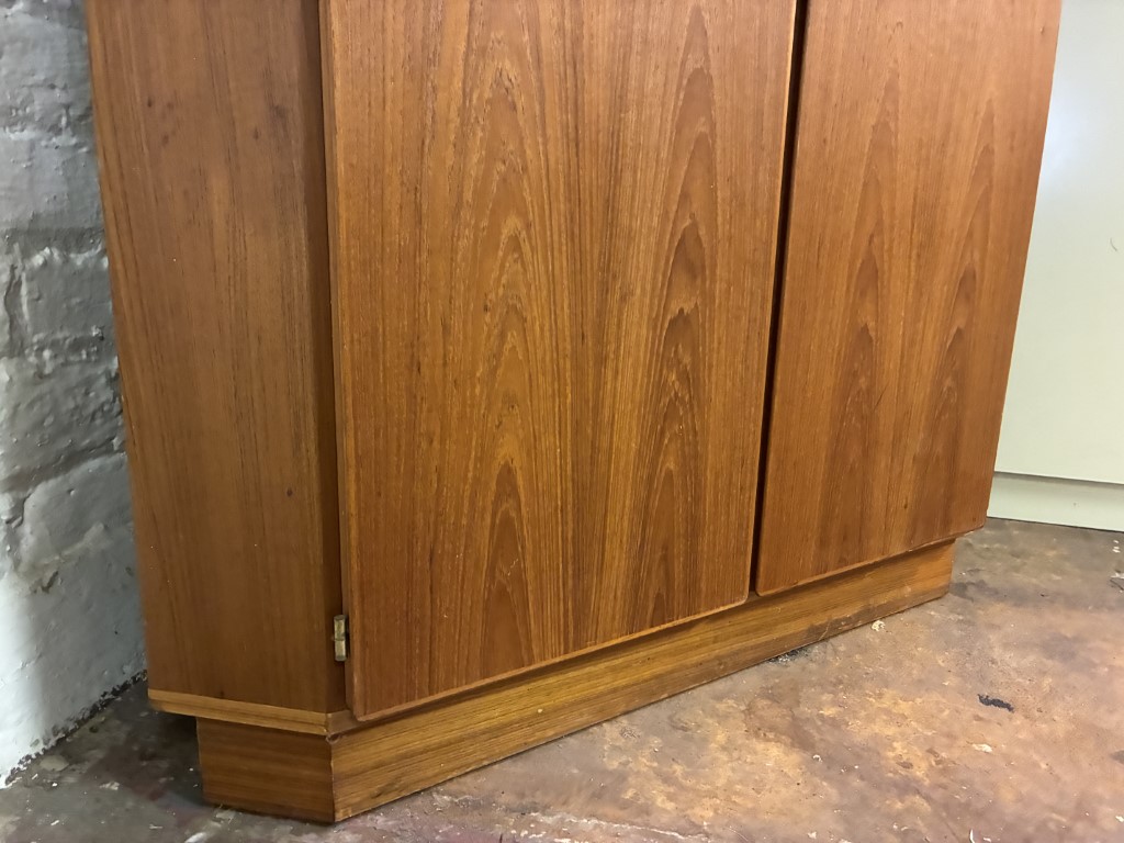 Illuminating Danish Modern Teak Corner Cabinet by Scovby - Image 16