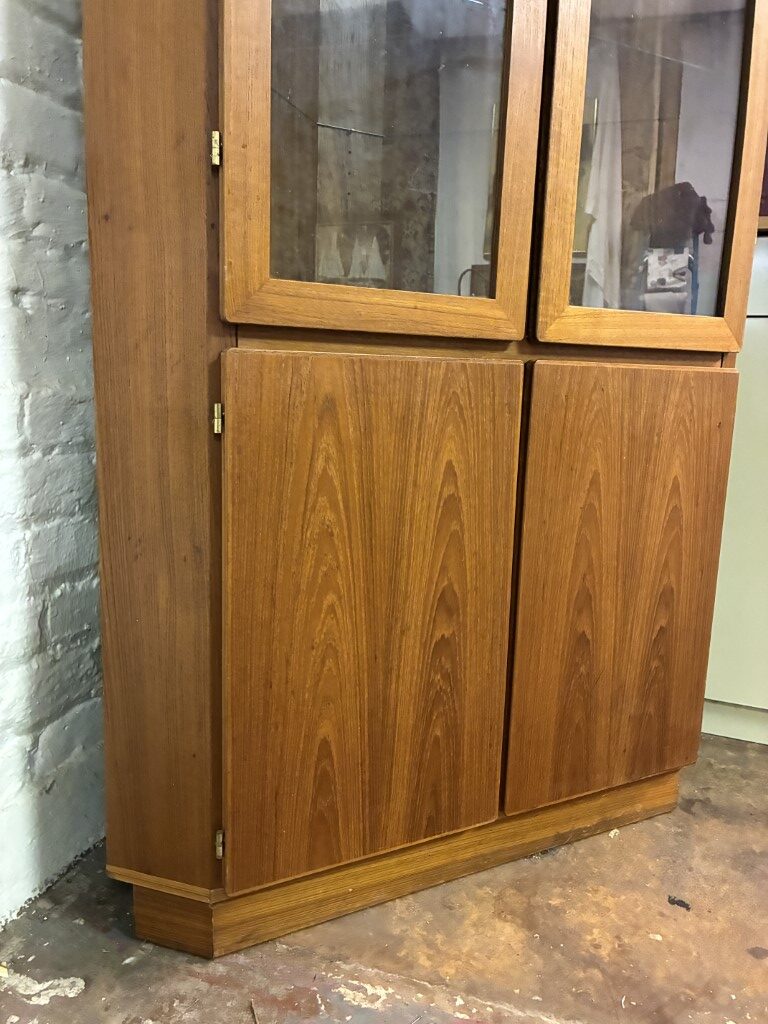 Illuminating Danish Modern Teak Corner Cabinet by Scovby - Image 11
