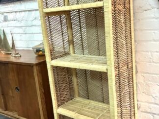 Arched Rattan Shelving Unit, Etagere