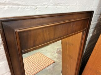 Solid Walnut MCM Dresser Mirror 26"W X 40"H