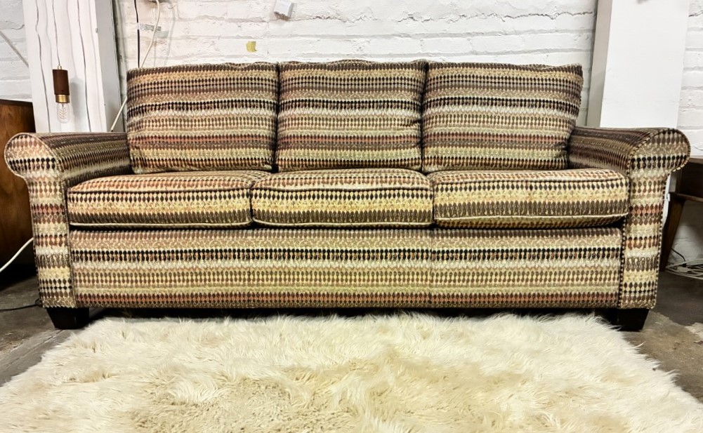 Custom Upholstered Three Seater Sofa by Braxton Culler - Image 11