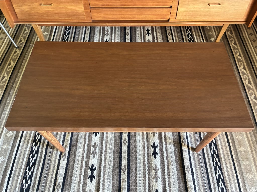 Vintage Mid Century Modern Walnut Coffee Table - Image 2