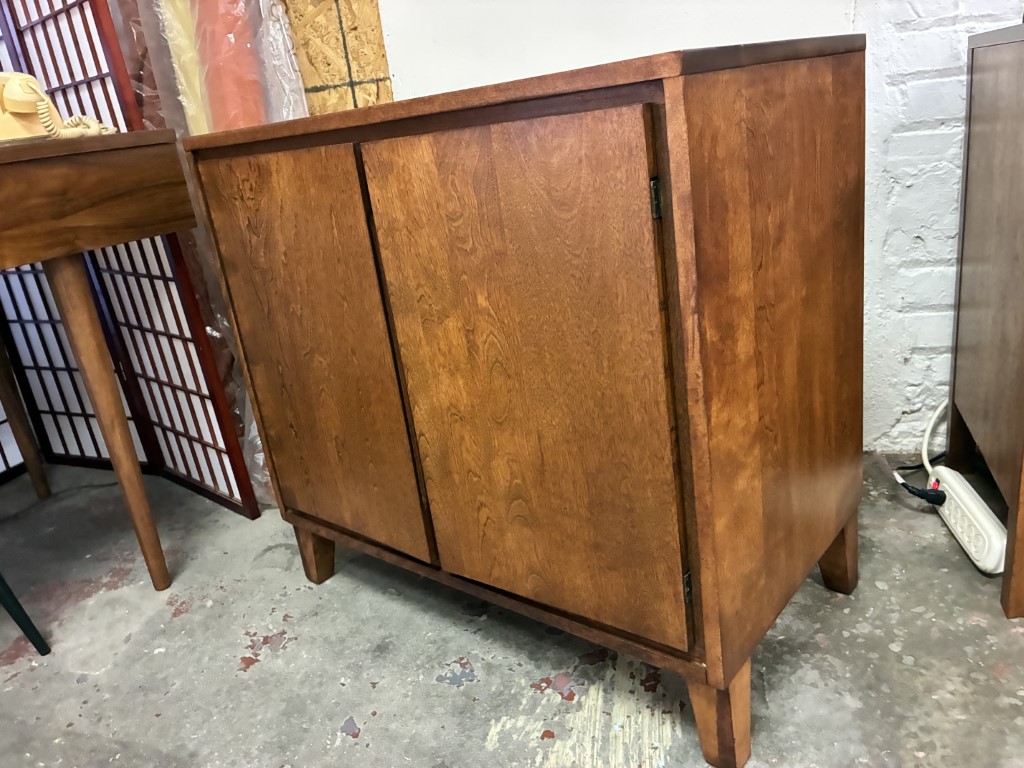 Vintage Record Cabinet / Liquor Cabinet by Conant Ball - Image 2