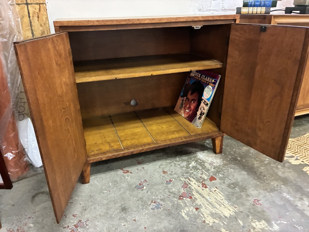 Vintage Record Cabinet / Liquor Cabinet by Conant Ball - Image 5
