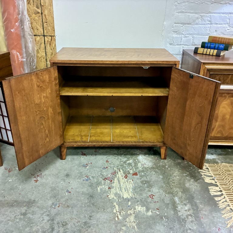 Vintage Record Cabinet / Liquor Cabinet by Conant Ball - Image 6