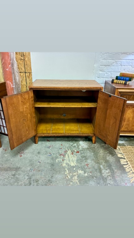 Vintage Record Cabinet / Liquor Cabinet by Conant Ball - Image 7