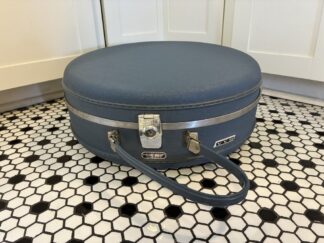 Round, Blue, Vintage, MCM Suitcase Hatbox by American Tourister