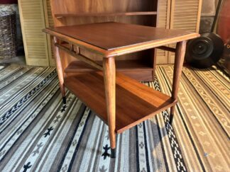 Vintage Lane Rectangular Tiered End Table, C. 1970