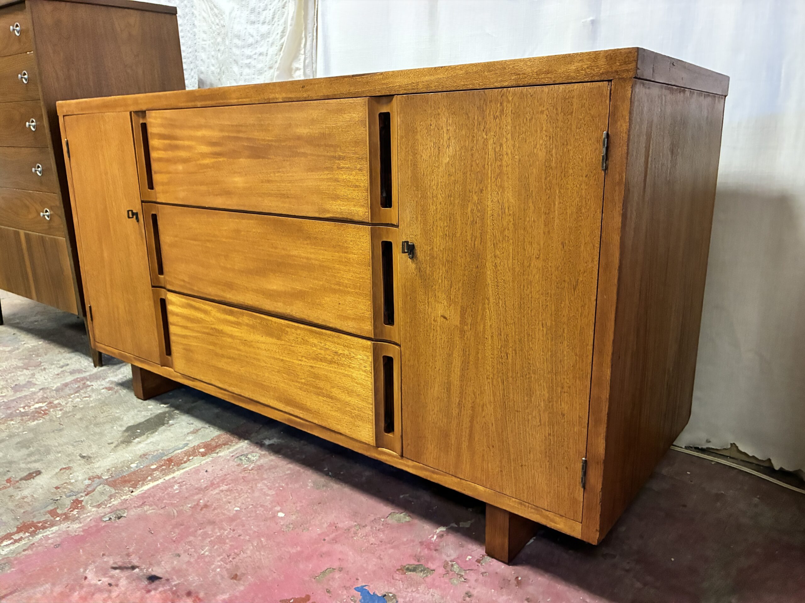 Danish Modern Teak Credenza - Image 2