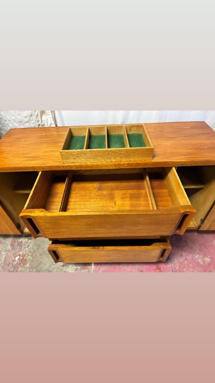 Danish Modern Teak Credenza - Image 11