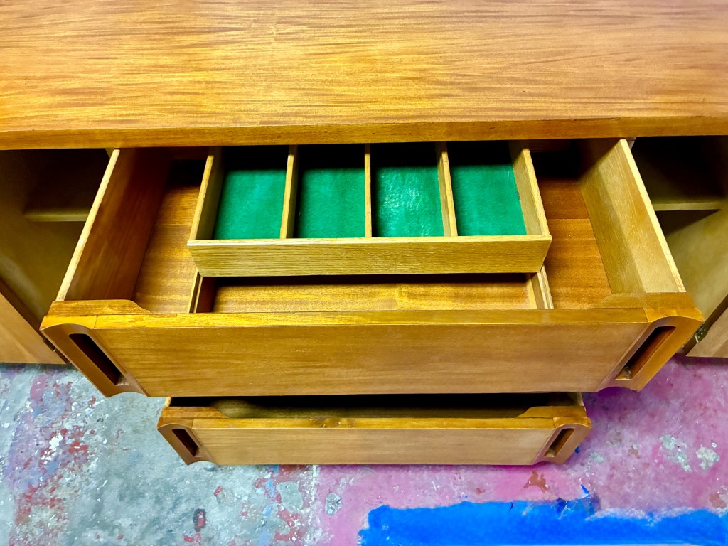 Danish Modern Teak Credenza - Image 10