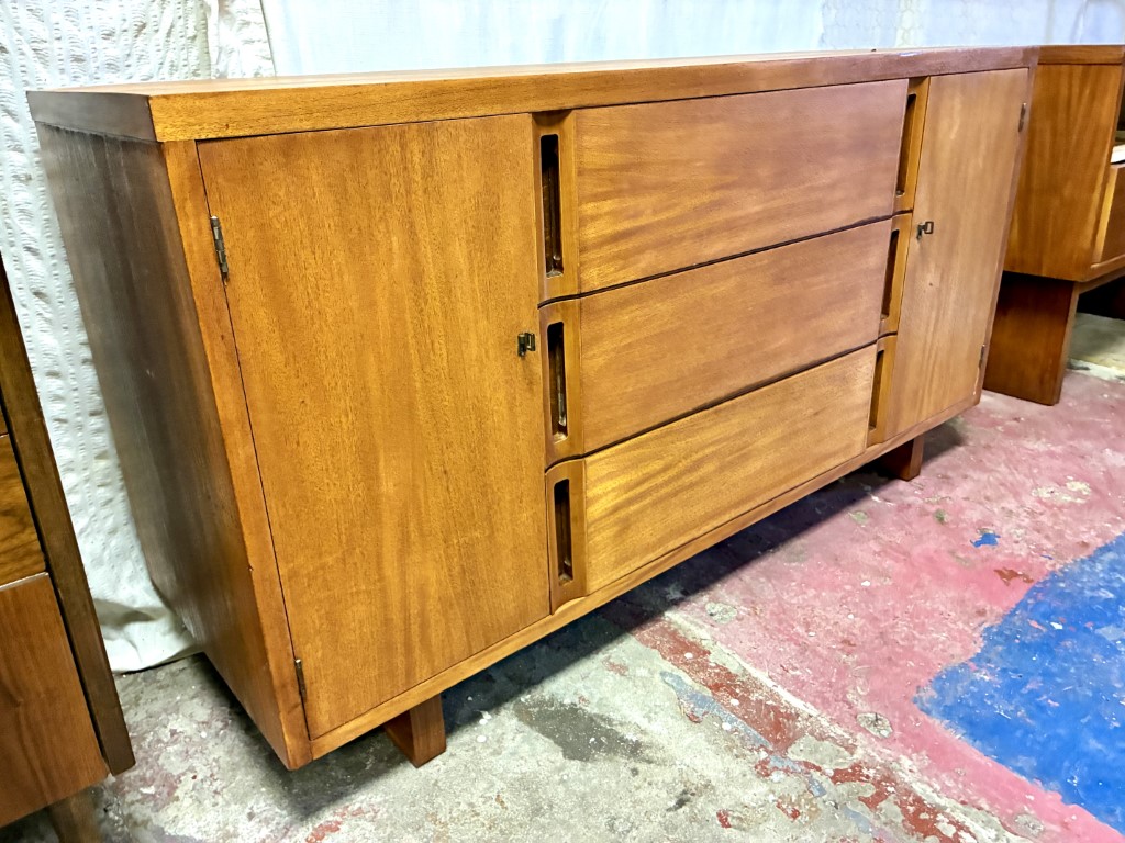 Danish Modern Teak Credenza - Image 4