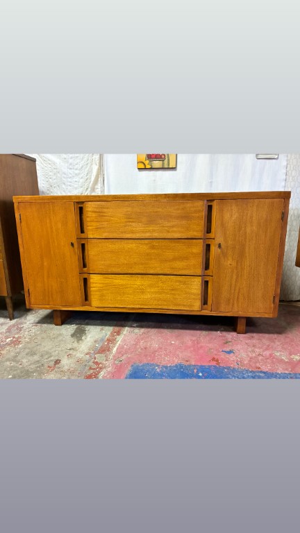 Danish Modern Teak Credenza - Image 16