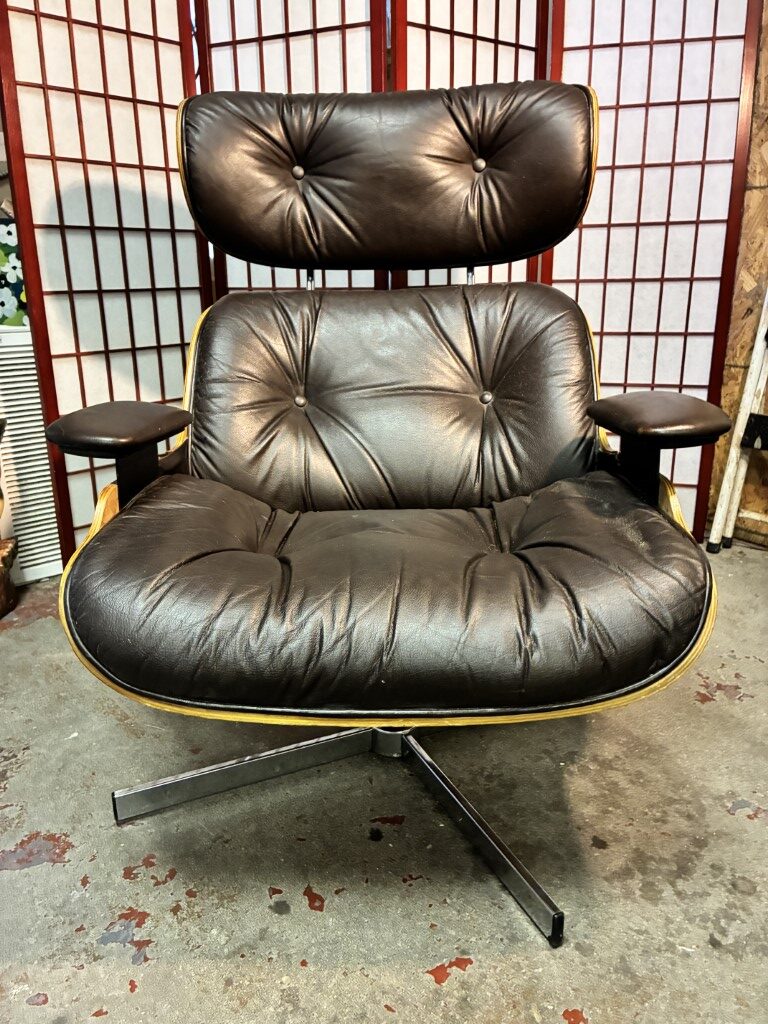 Authentic, Mid Century Modern, Restored Selig Bentwood Office Chair - Image 6