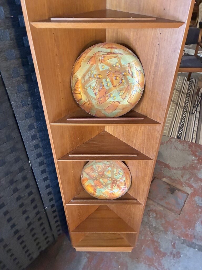 Vintage Teak Corner Shelf - Image 4